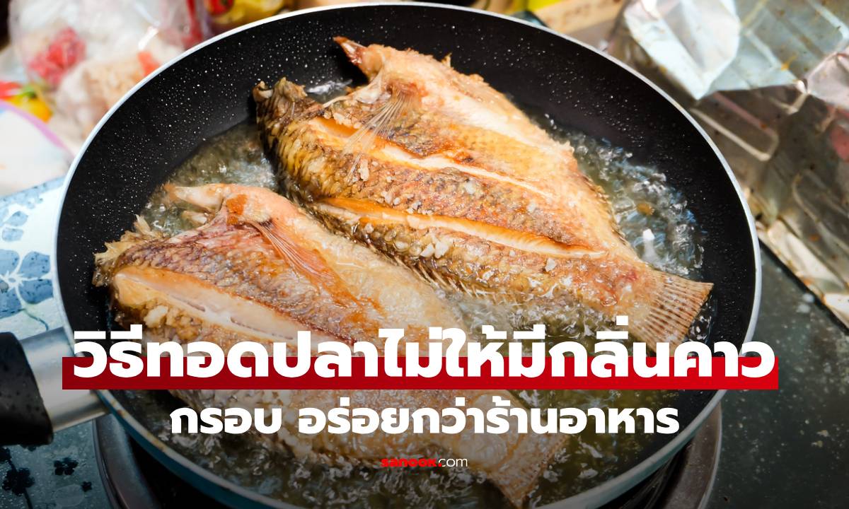 วิธีทอดปลาไม่ให้มีกลิ่นคาว กรอบ อร่อยกว่าร้านอาหาร