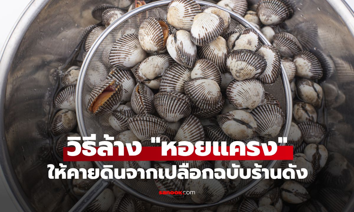 วิธีล้าง "หอยแครง" ให้คายดิน ด้วยสรรพคุณของพริกขี้หนู ผลลัพธ์สุดทึ่ง