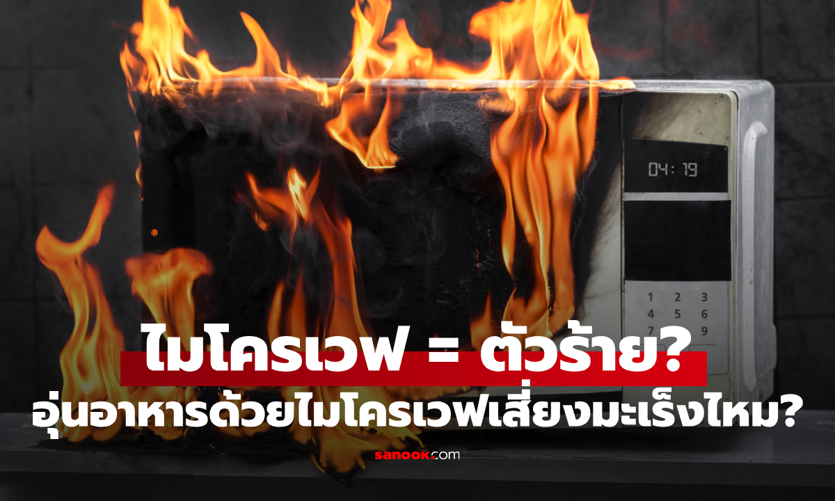 อุ่นอาหารด้วยไมโครเวฟ เสี่ยงมะเร็งไหม? ใช้ทุกวันจะสะสมรังสีไหม หยุดพฤติกรรมเสี่ยงก่อนสาย