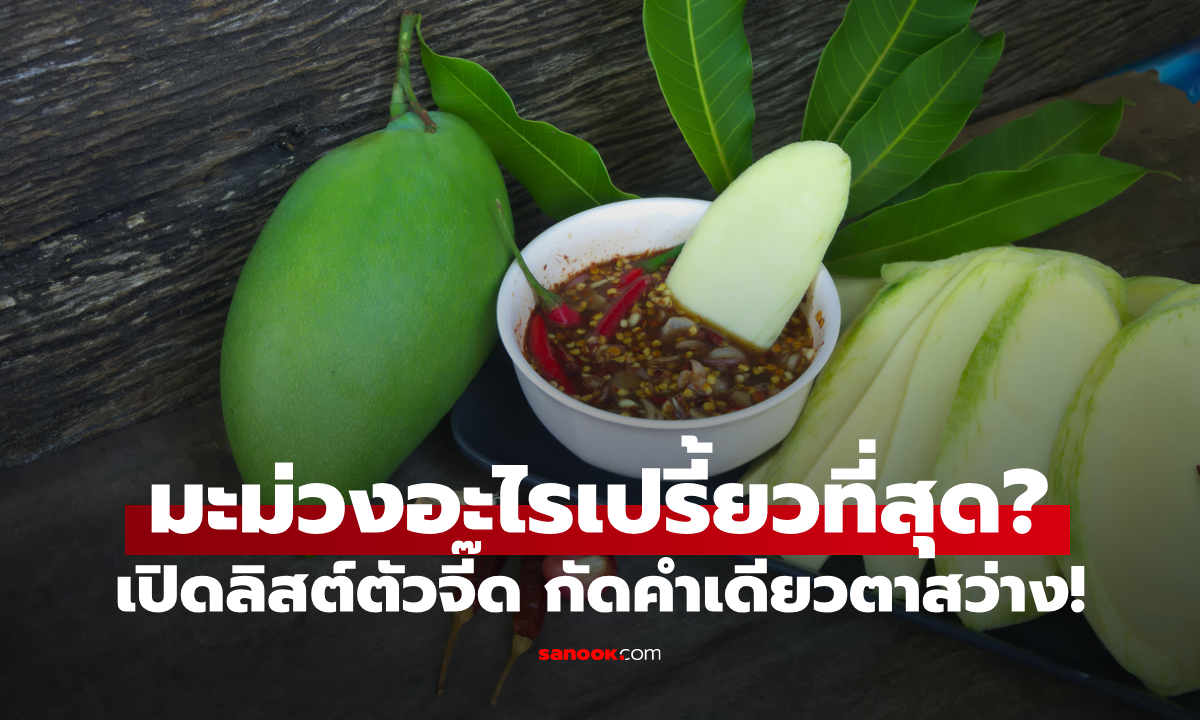 มะม่วงอะไรเปรี้ยวที่สุด? เปิดลิสต์ตัวจี๊ด กัดคำเดียวตาสว่าง!