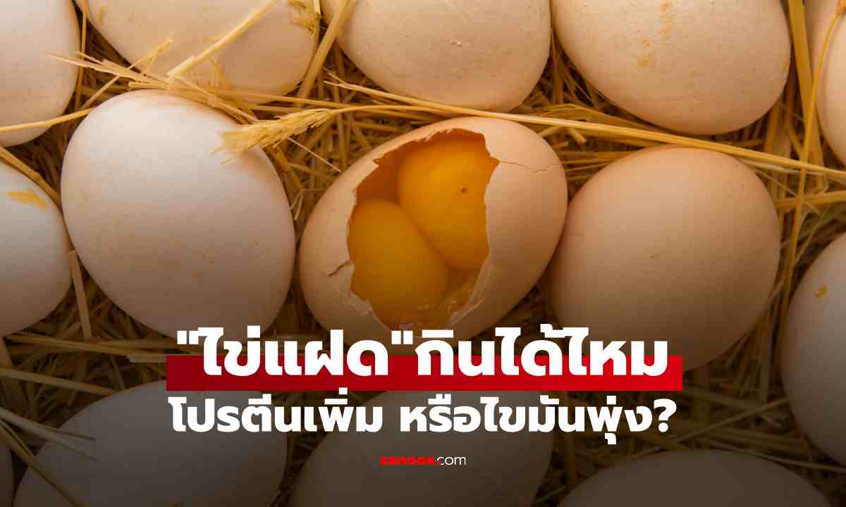 ไข่แฝด (ไข่แดง 2 อัน) กินได้ไหม? มีประโยชน์จริงหรือแค่แปลกตา