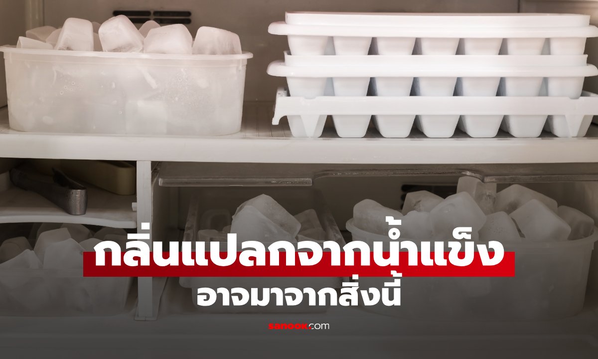 ทำไมน้ำแข็งในช่องฟรีซถึงมีกลิ่นแปลก? ทั้งที่ใช้น้ำสะอาด หลายบ้านเจอแบบไม่รู้สาเหตุ