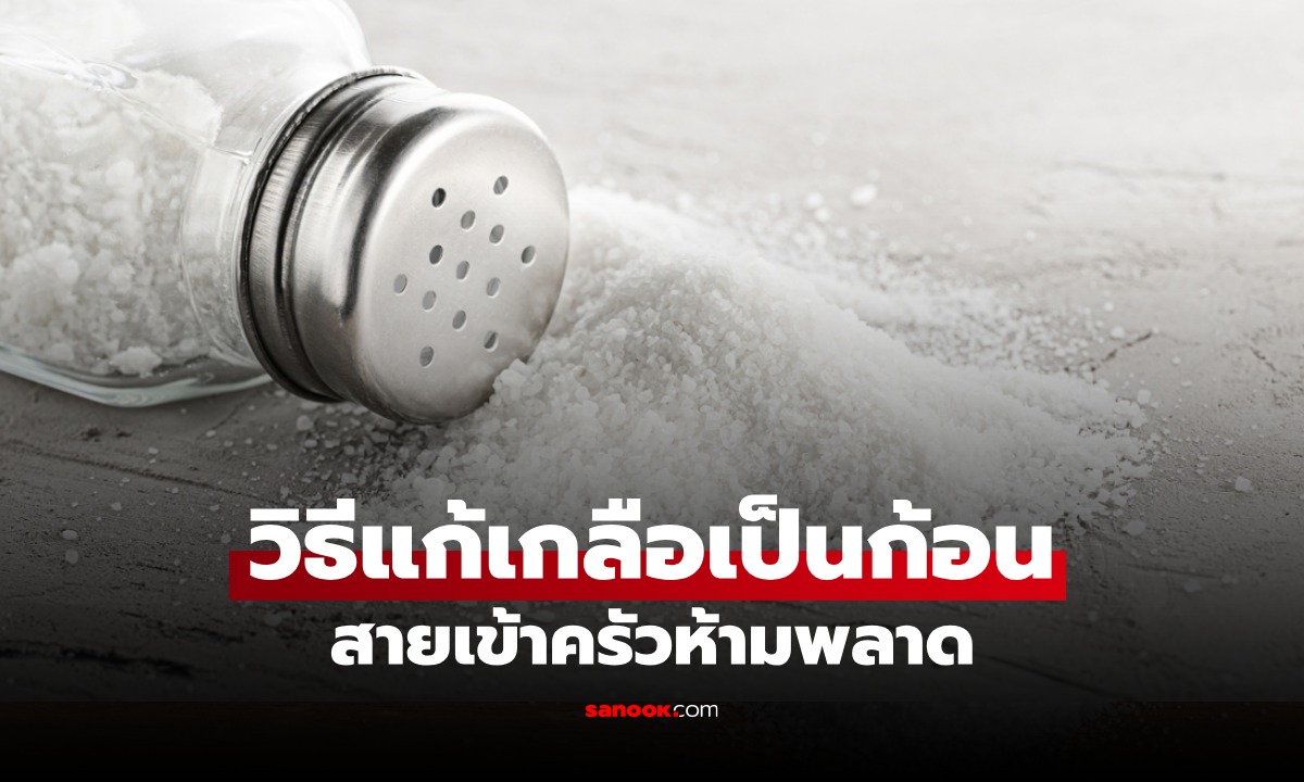 วิธีเก็บเกลือ ไม่ให้จับตัวเป็นก้อน แค่ใส่สิ่งนี้ในขวด ช่วยได้มากกว่าที่คิด!