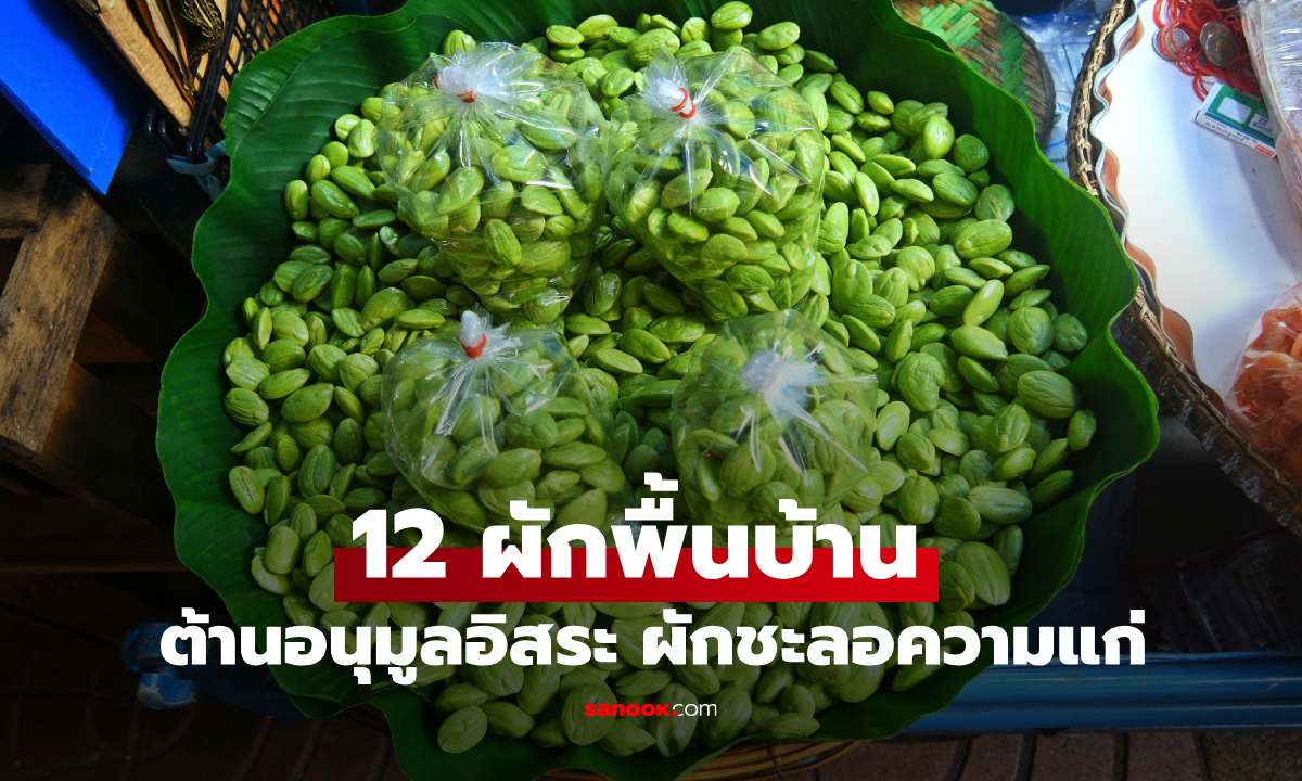12 ผักพื้นบ้าน ต้านอนุมูลอิสระ ผักชะลอความแก่ กินดี สุขภาพปัง!