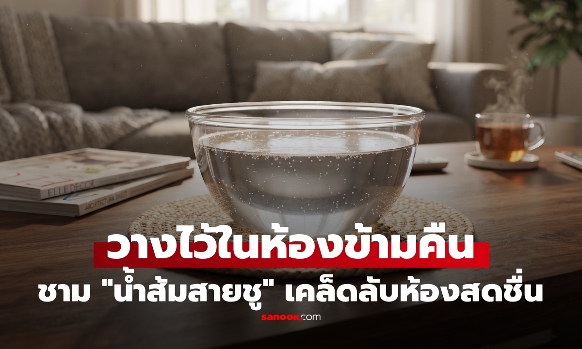 ทำไมหลายบ้านวาง “ชามน้ำส้มสายชู” ไว้ในห้องก่อนนอน? เคล็ดลับราคาประหยัด ตื่นมาอาจพบความต่าง!