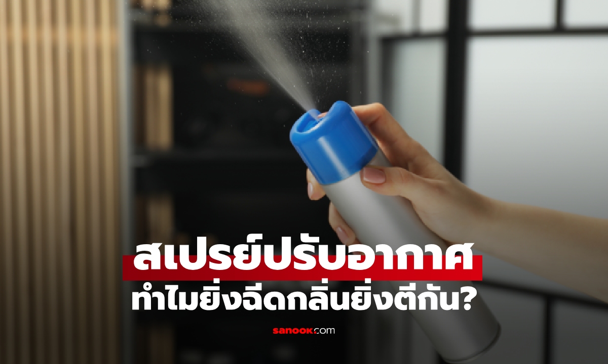 ทำไมสเปรย์ปรับอากาศ ไม่ช่วยดับกลิ่น แต่ทำให้กลิ่นตีกัน?