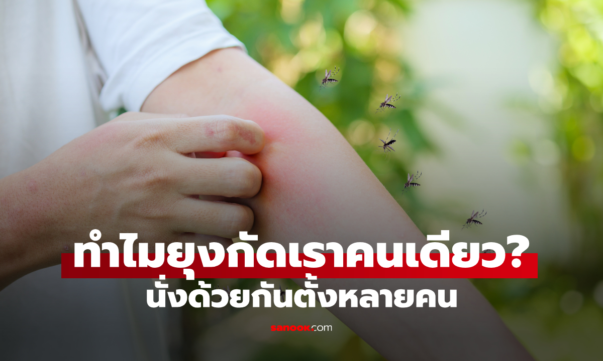 ทำไมยุงชอบกัดเราคนเดียว? 5 เหตุผลที่ยุงอาจชอบคุณมากกว่า