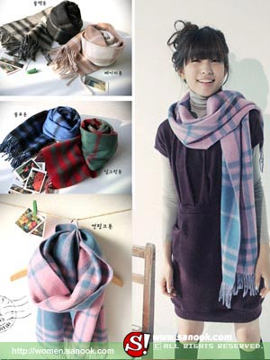 แฟชั่นผ้าพันคอ ส่งตรงจาก Korea