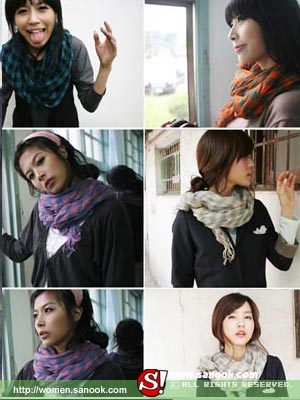 แฟชั่นผ้าพันคอ ส่งตรงจาก Korea