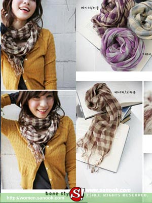 แฟชั่นผ้าพันคอ ส่งตรงจาก Korea