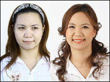 เทคนิคแต่งหน้า...ลบแก้มป่อง