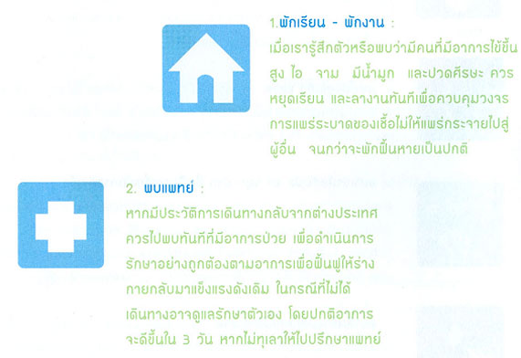 หลัก4อ. ป้องกันตัวเองให้ห่างไกลไข้หวัดใหญ่สายพันธุ์ใหม่ 2009