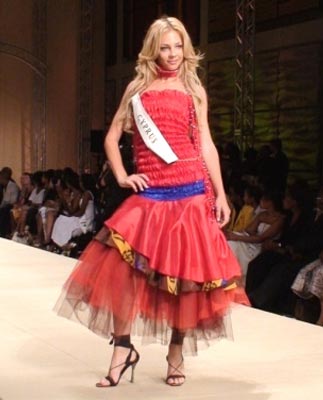 สาวรัสเซียหุ่นดีชนะใจคว้ารางวัลชนะเลิศรอบ Miss World Top Model