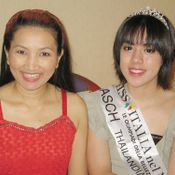 น้องจูเลียต เดินทางกลับจากการประกวด Miss Italia nel Mondo 2009
