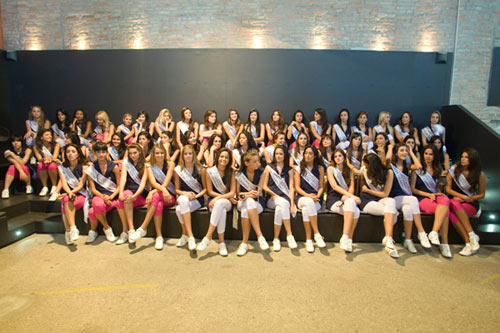 บรรยากาศการเก็บตัวและทำกิจกรรมการประกวด Miss Italia nel Mondo 2009