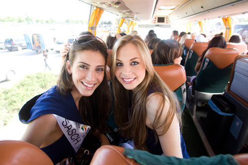 บรรยากาศการเก็บตัวและทำกิจกรรมการประกวด Miss Italia nel Mondo 2009