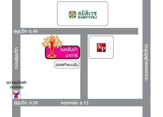 map สาขาทองหล่อ