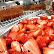 Strawberry Valentine Cake