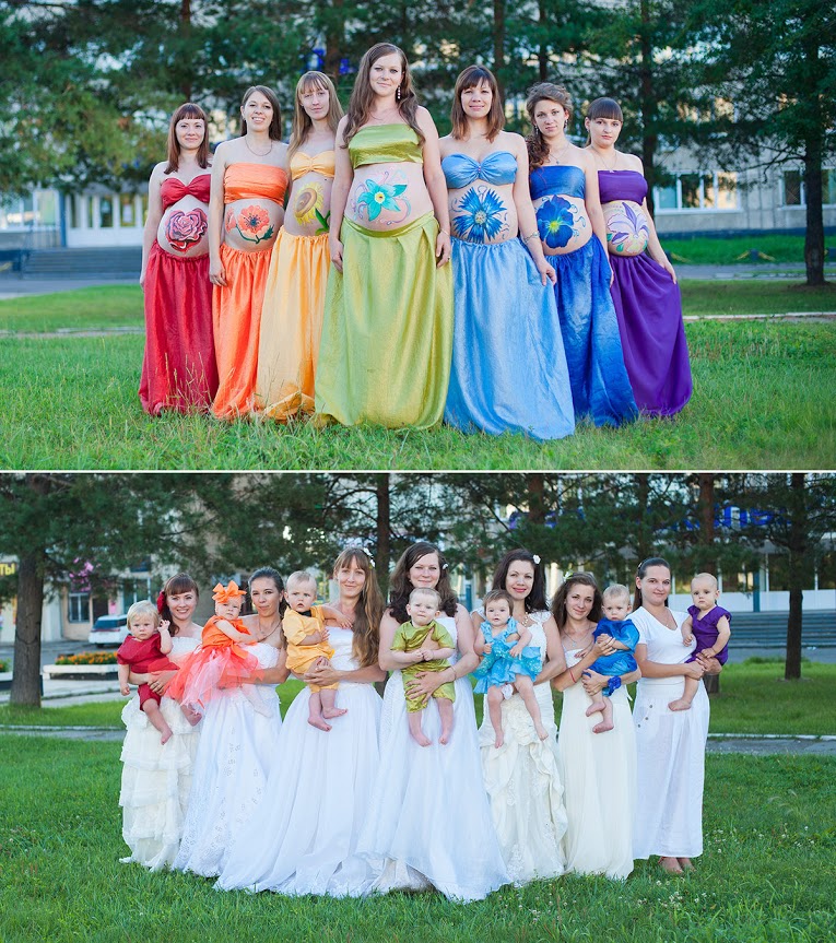 ภาพถ่ายก่อนหลังคลอด
