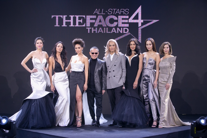 แฟชั่นเมนเทอร์ในงานแถลงข่าวเปิดตัวรายการ The Face Thailand 4 All-Stars