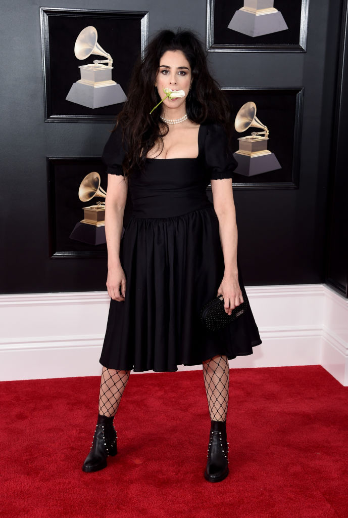 ซาราห์ ซิลเวอร์แมน (นักแสดงตลก) ที่งาน Grammy Awards 2018