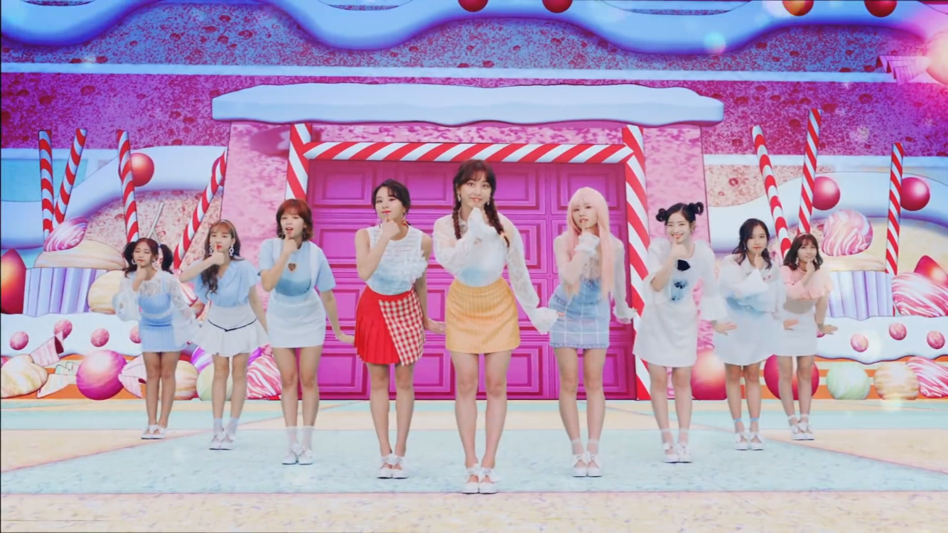 Twice ใน M/V เพลง Candy Pop