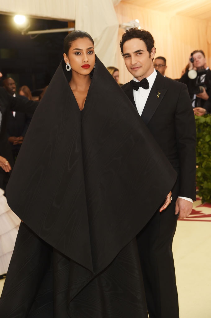 Imaan Hammam และ Zac Posen