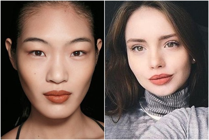 แต่งหน้าโทนส้มอิฐ 