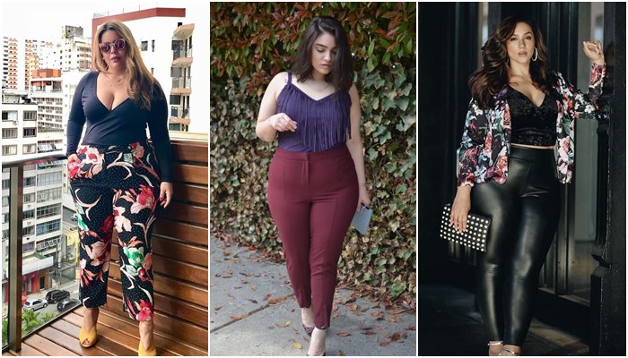 ไอเดียแฟชั่นชุดทํางาน คู่กางเกง สำหรับสาว Plus Size