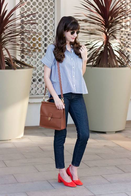 Mid Heels รองเท้าส้นตันใส่ยังไงไม่ดูป้า