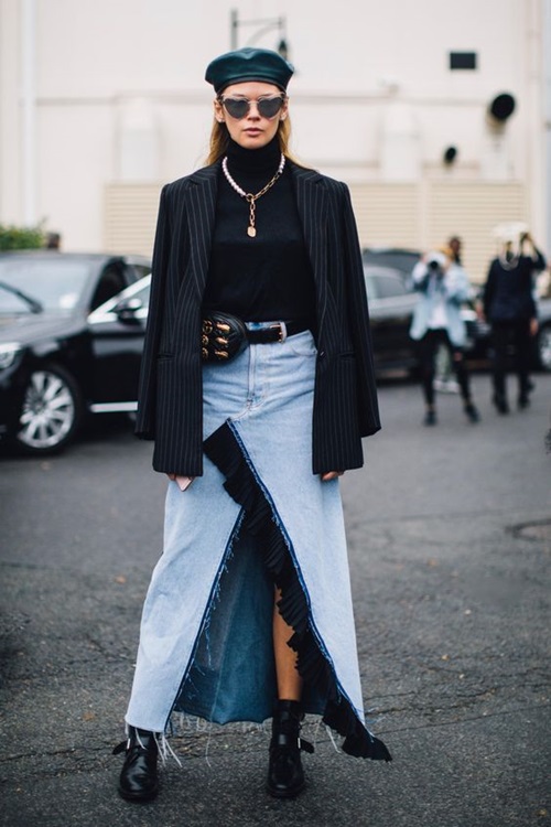 Denim Skirts