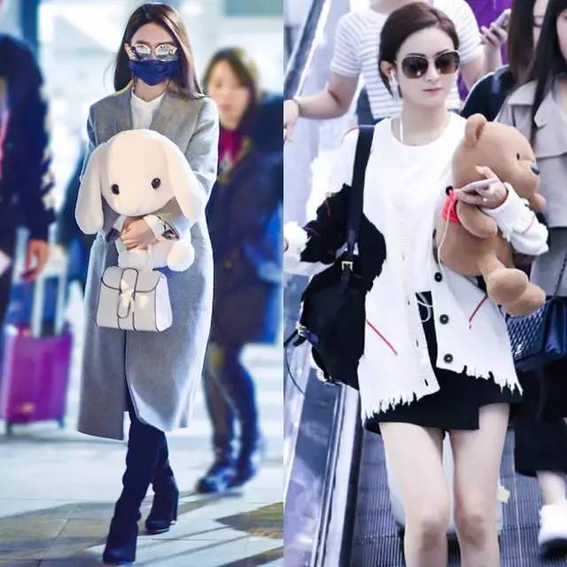 เซเลบถือตุ๊กตาเวลาไปสนามบิน