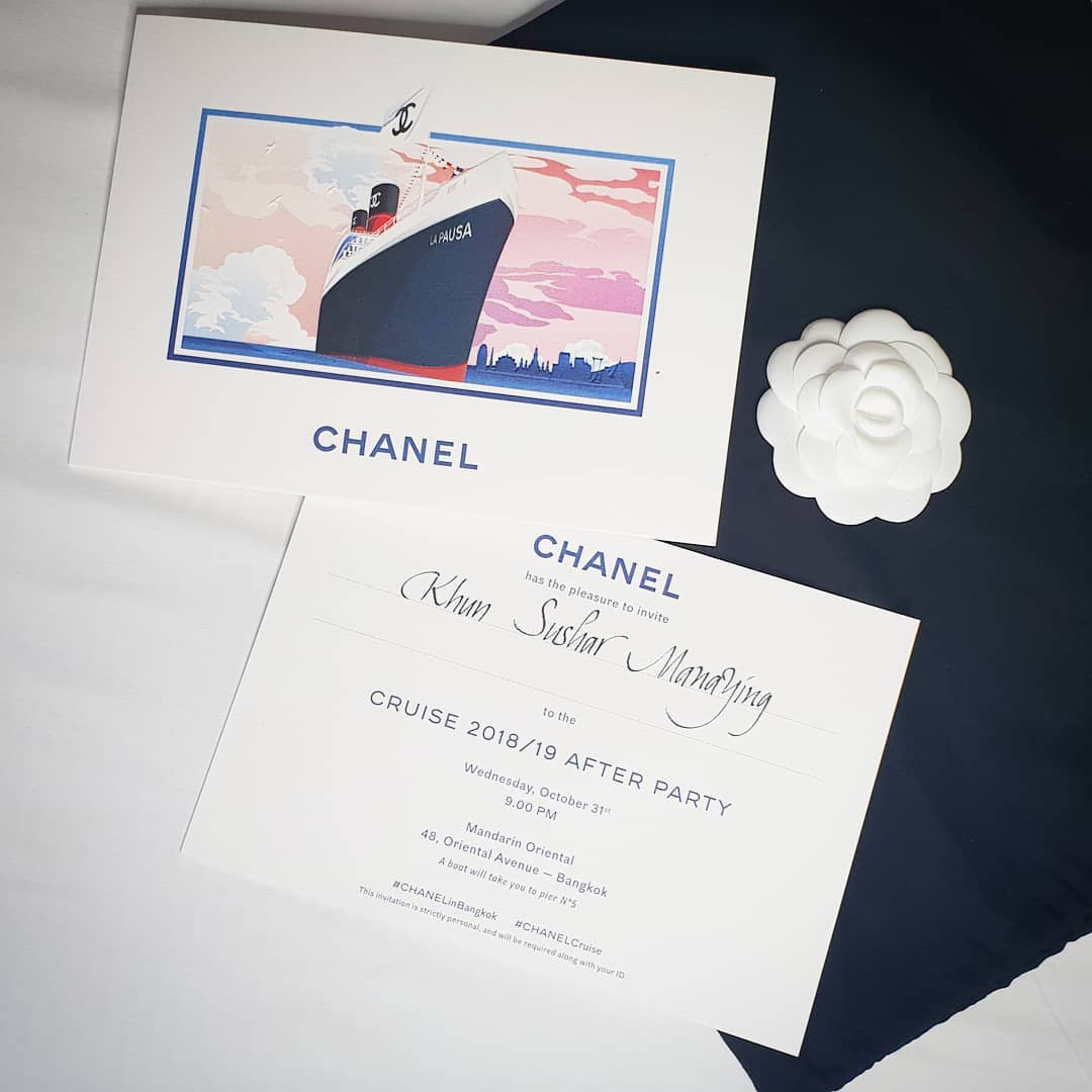 เรือ Chanel เทียบท่าแม่น้ำเจ้าพระยา เซเลบไทยและเทศเข้าร่วมงานคับคั่ง