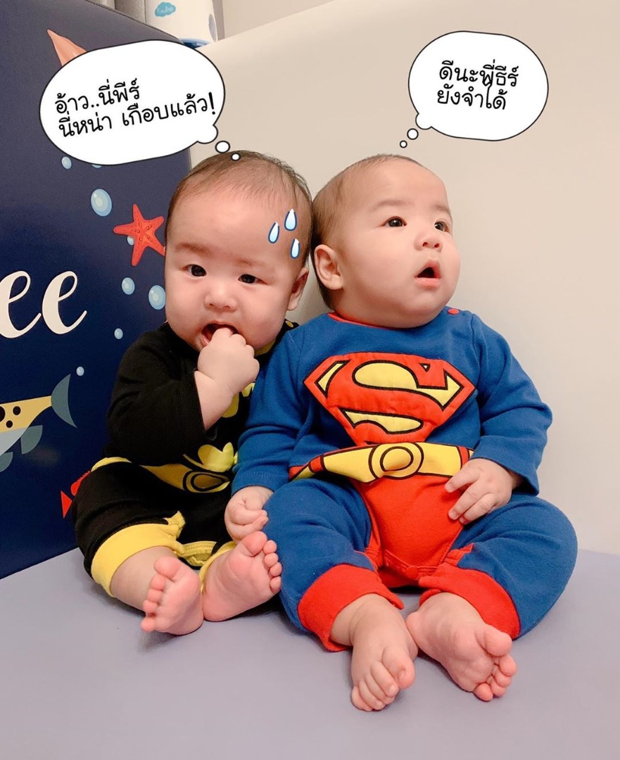 น้องธีร์-น้องพีร์ ลูกฝาแฝด บีม กวี