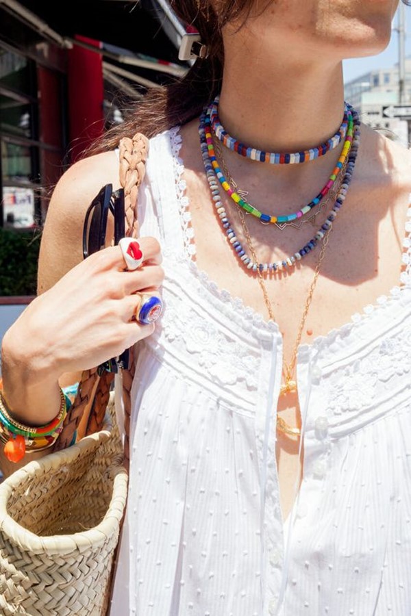 แฟชั่นสร้อยลูกปัด