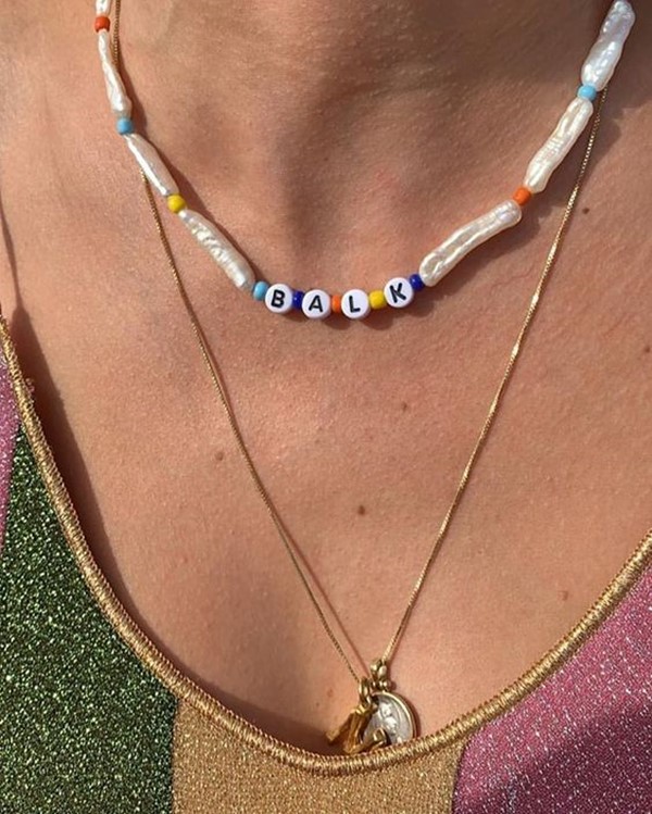 แฟชั่นสร้อยลูกปัด