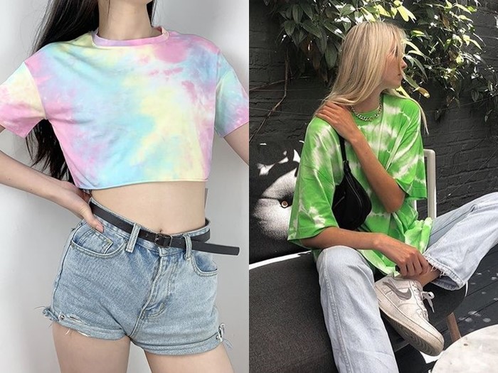 แฟชั่นเสื้อมัดย้อม