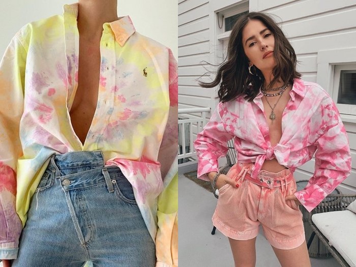 แฟชั่นเสื้อมัดย้อม