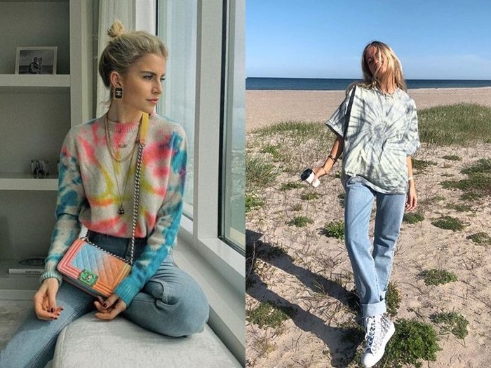 แฟชั่นเสื้อมัดย้อม