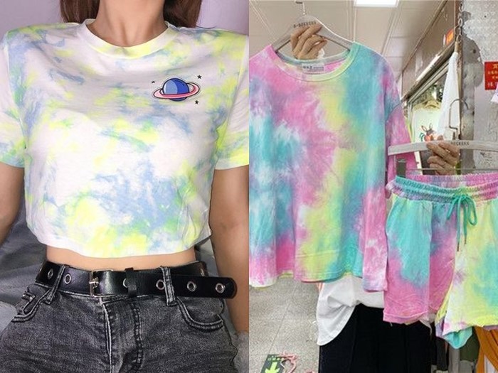 แฟชั่นเสื้อมัดย้อม