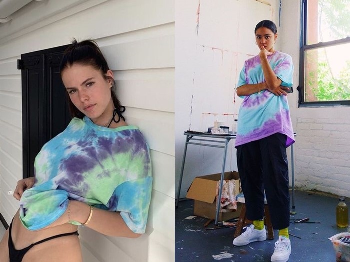 แฟชั่นเสื้อมัดย้อม