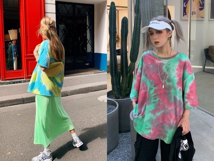 แฟชั่นเสื้อมัดย้อม