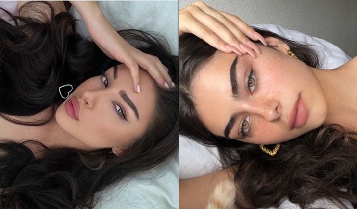 ถ่ายรูปบนเตียง