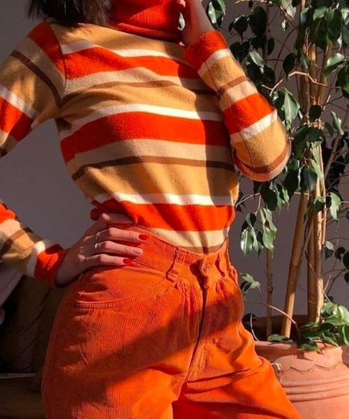 แฟชั่นสีส้ม