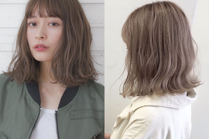 ผมสี Ash Brown