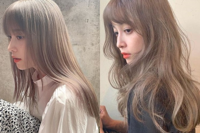 ผมสี Ash Brown