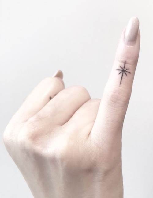 รอยสักรูปดาว