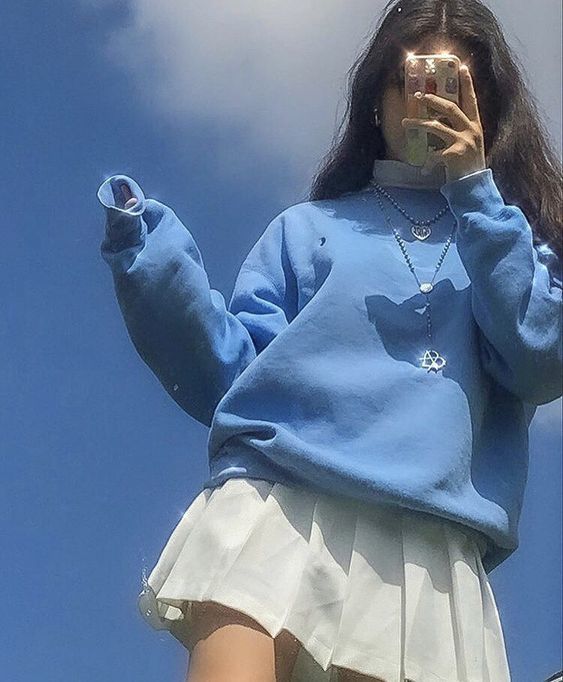 แฟชั่นโทนสีฟ้า