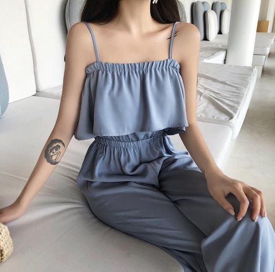 แฟชั่นโทนสีฟ้า