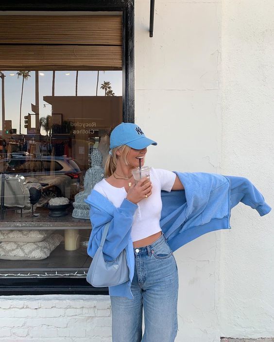 แฟชั่นโทนสีฟ้า